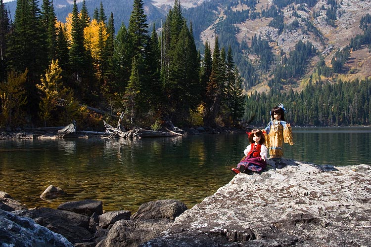 On the Shore of Jenny Lake